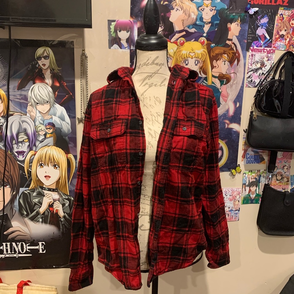 plaid button up jacket cute for men and women